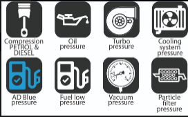 Hubitools Universal Diesel and Petrol Digital Pressure Tester HU35025