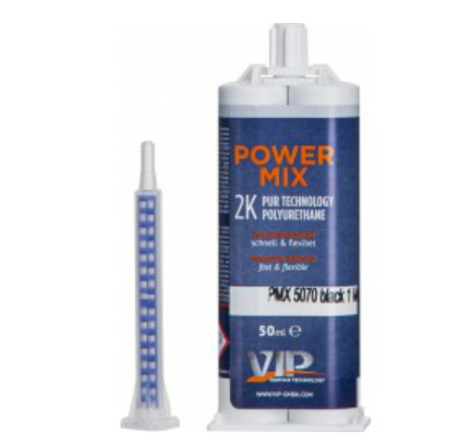 VIP21B Pack of 2 VIP 'Power Mix' - 1 Minute 2K Polyurethane Universal Repair Adhesive