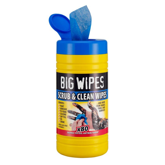 Big Wipes 'Industrial+' Abrasive BLUE Wipes