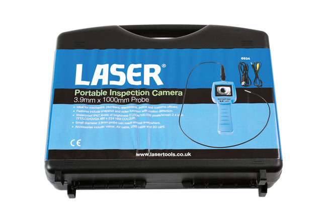 6934 Laser Portable Inspection Camera 3.9 x 1000mm Probe