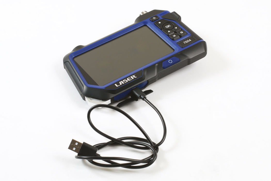 7604 Laser Portable Inspection Camera with High Resolution 5" Colour LCD Display Screen