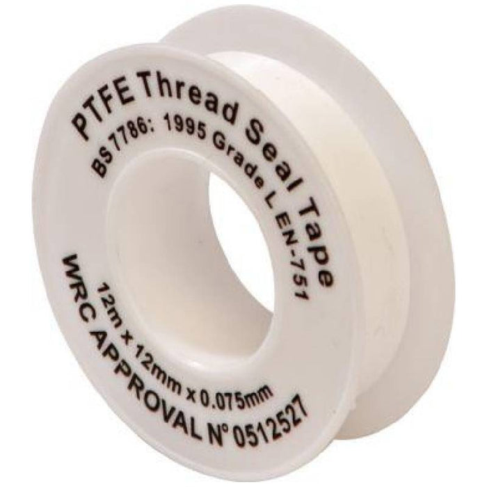 PTFE Thread Sealing Tape. 12mm x 12 Metre. Pack of 10