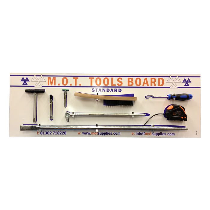 MOT Tool Board with Tools. Standard version.