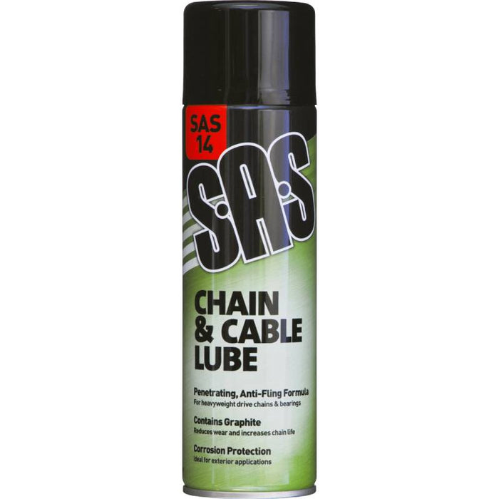 SAS14 Chain and Cable Lube 500ml. Pack of 6.