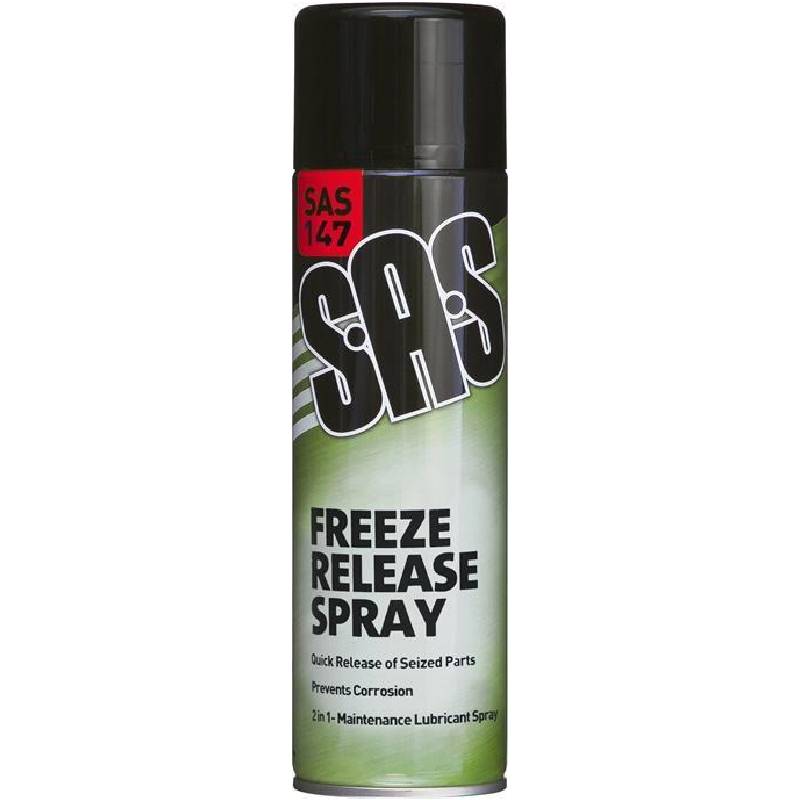 S.A.S Freeze Release Spray 500ml. Pack of 6.