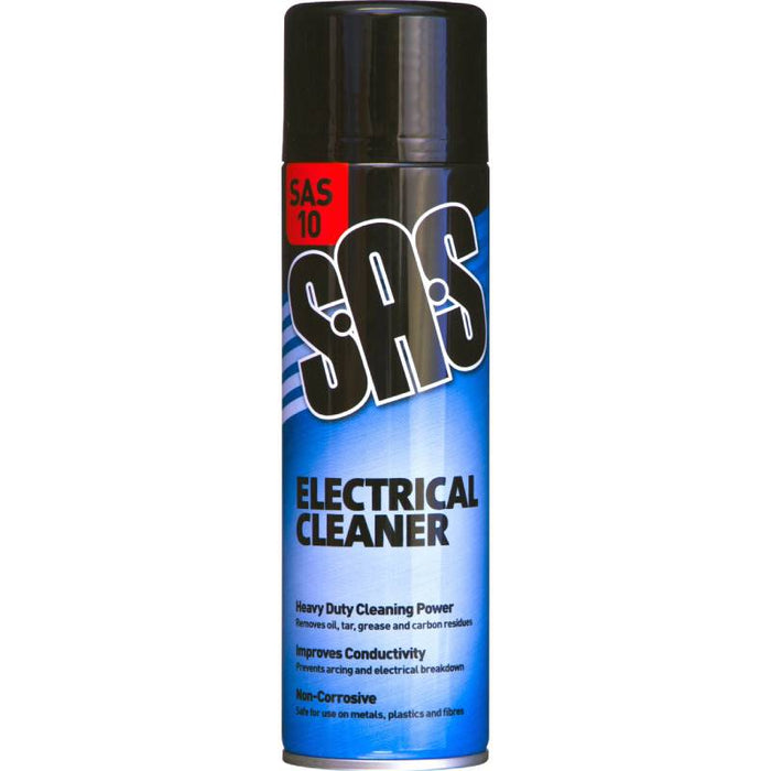 SAS10 Electrical Contact Cleaner Aerosol 500ml. Pack of 6.