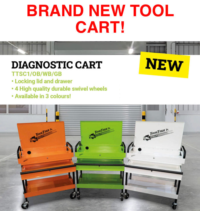 diagnostic cart tool box on wheels