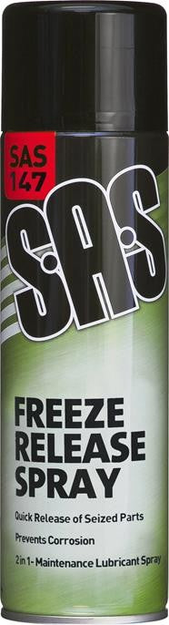 S.A.S Freeze Release Spray 500ml. Pack of 6.